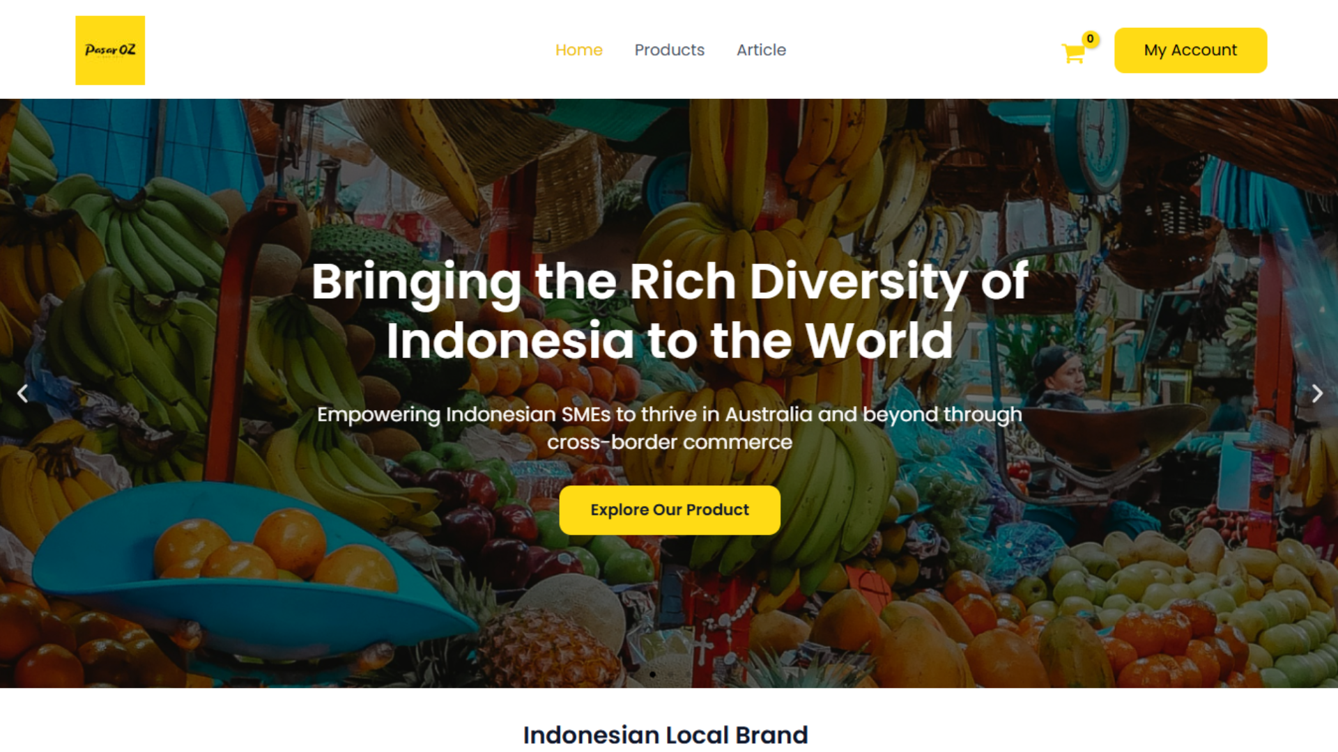 Portofolio proyek e-commerce oleh Pasar Oz Australia